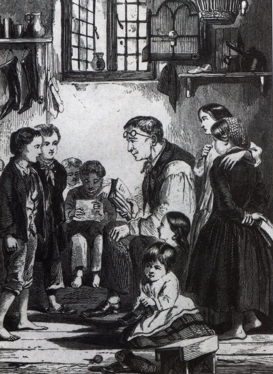 John Pounds Teaching Children in His Home by English School