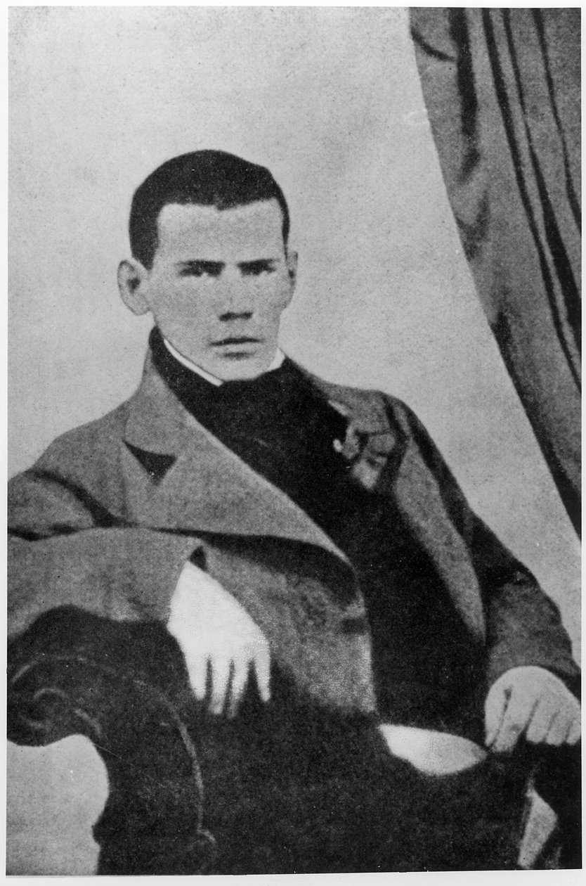 Lev Nikolaevich Tolstoy as a Student by English School