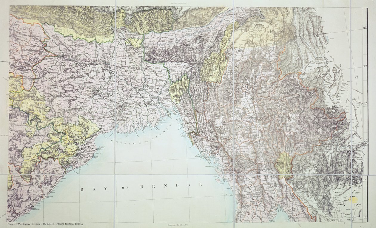 Map of the Bay of Bengal by English School