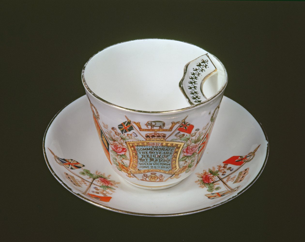 Moustache Cup Commemorating Victoria