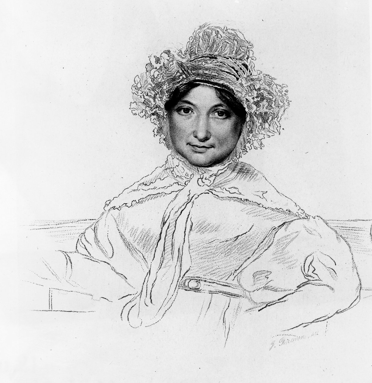 Mrs Frances Trollope, frontispiece for 