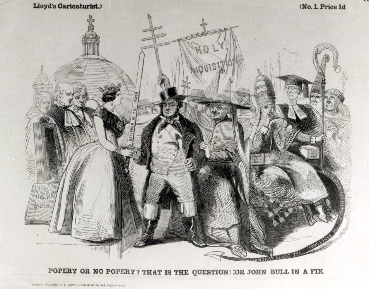 Popery or No Popery by English School