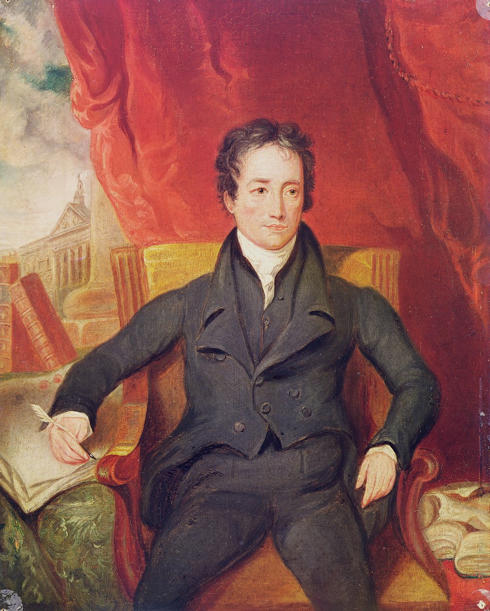 Portrait of Charles Lamb by English School