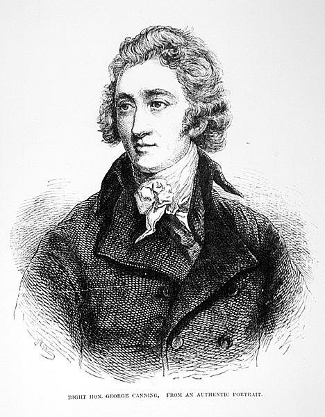 Portrait of George Canning by English School