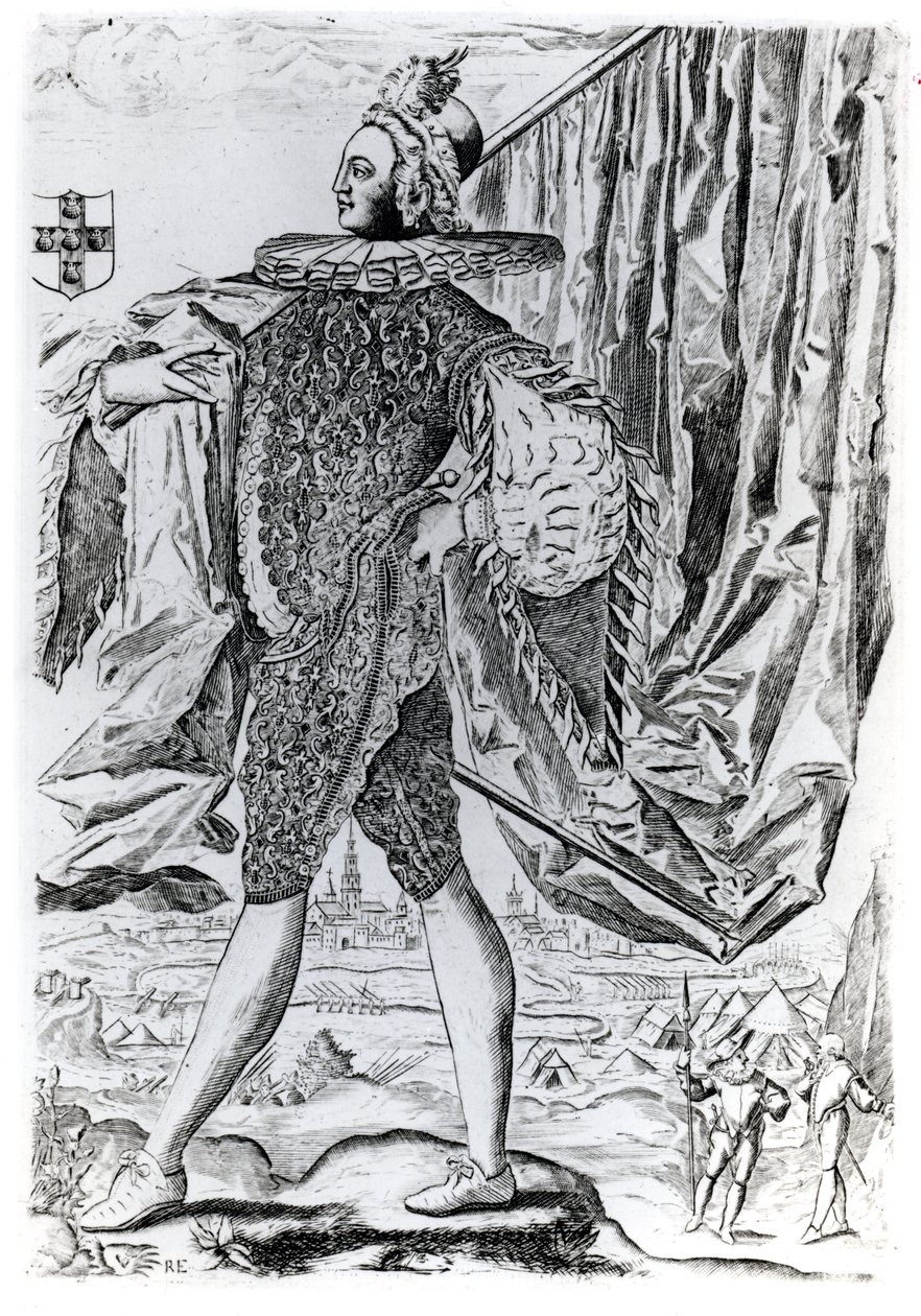 Portrait of George Villiers, 1st Duke of Buckingham (1592-1628) engraved by Renold Elstrack (1571-c.1630) by English School