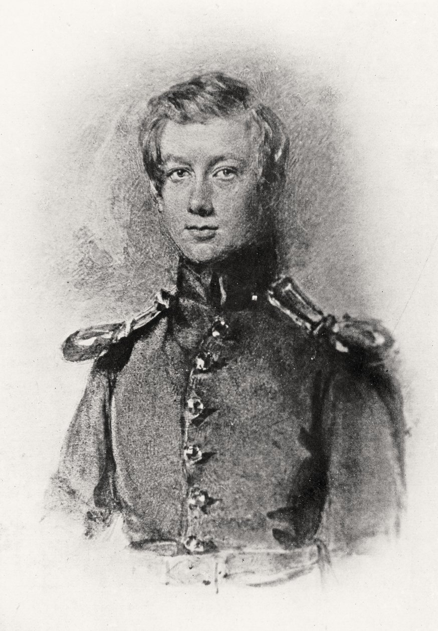 Portrait of John Hanning Speke (1827-64) aged 17 by English School