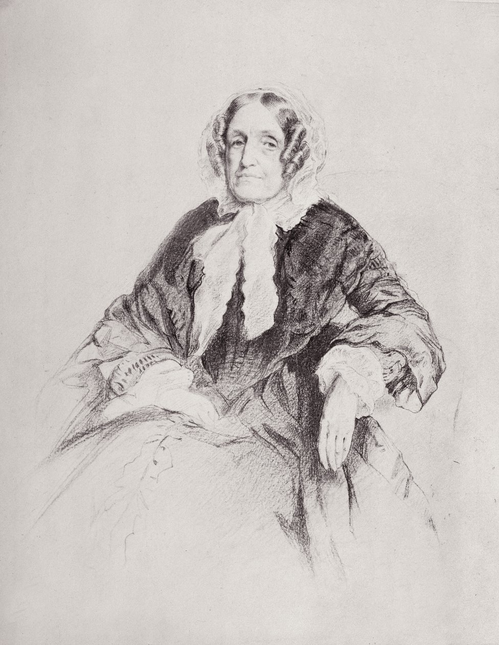 Portrait of Mrs Jane Marcet by English School