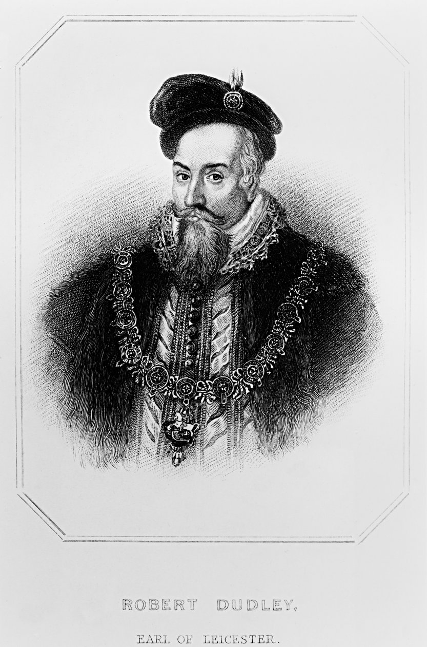Portrait of Robert Dudley, 1st Earl of Leicester by English School
