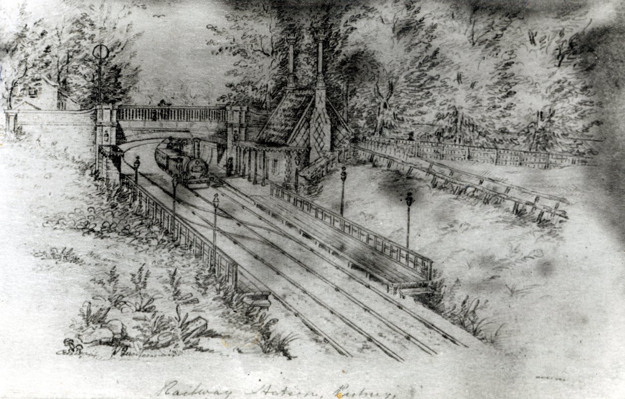 Putney Railway Station by English School