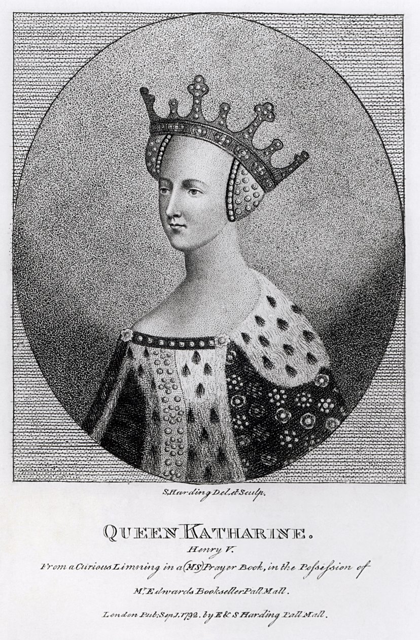 Queen Katherine (1401-37) published in 1792 by English School