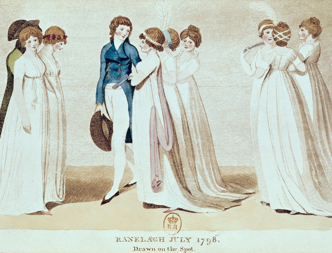 Ranelagh, July 1798, c.1798-1800 by English School