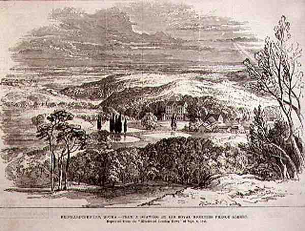 Reinhardtsbrunn, Gotha, from a Drawing by His Royal Highness Prince Albert by English School