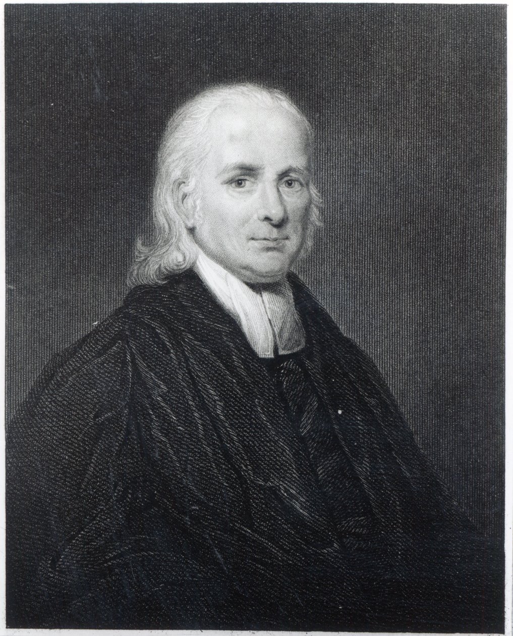 Rev Friedrich Schwartz, Engraved by Edward Scriven by English School