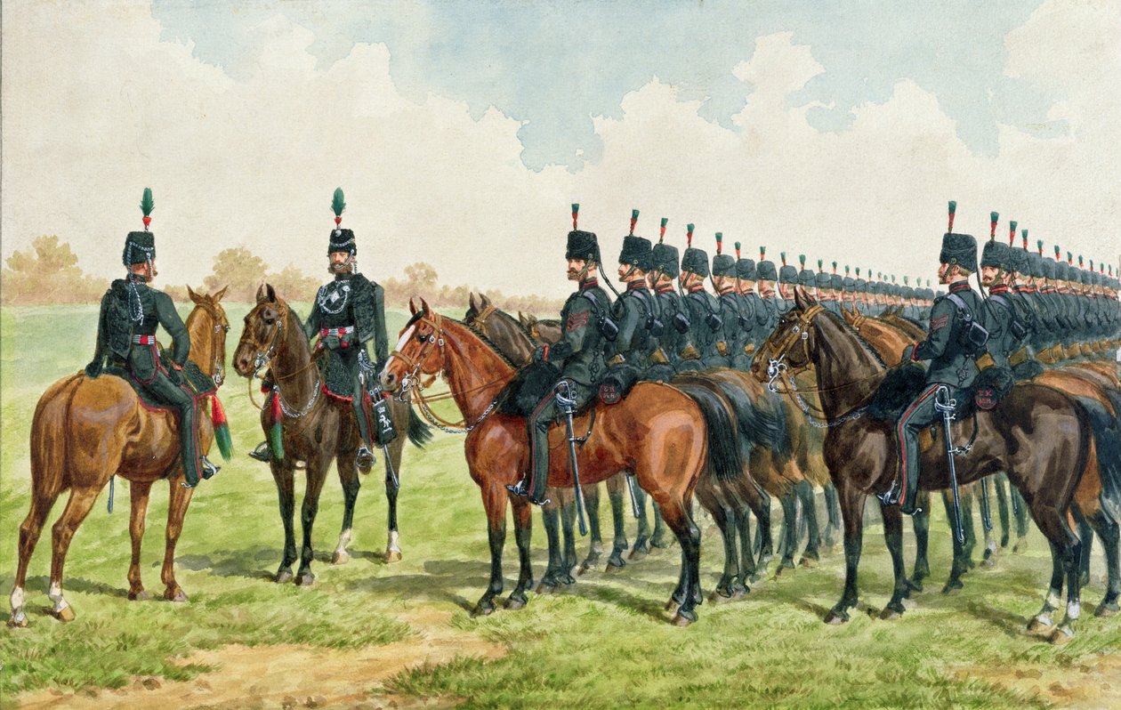 Royal East Kent Yeomanry by English School