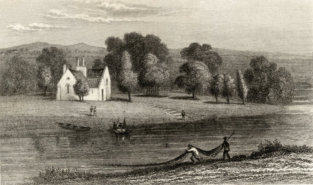 Runnymead or Magna Carta Island by English School