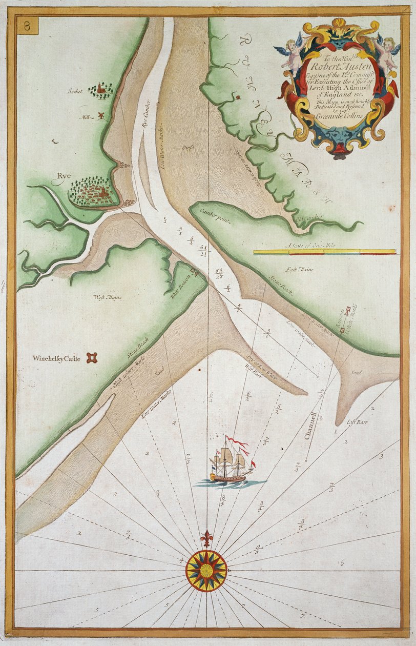 Rye and Winchelsea Castle by English School