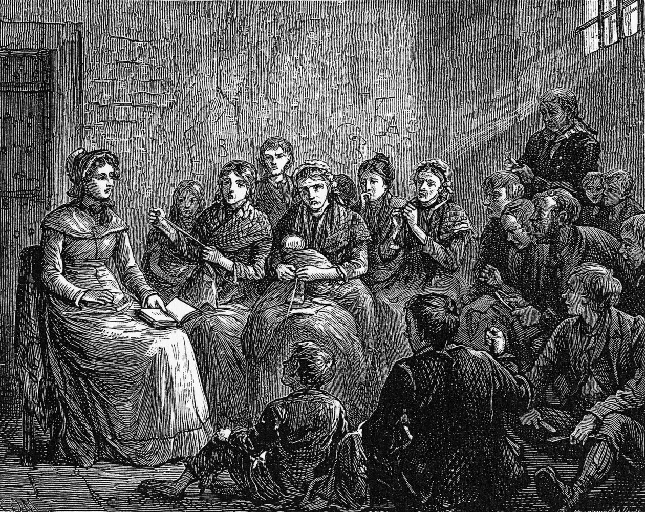 Sarah Martin at the Tollhouse Gaol in Great Yarmouth by English School
