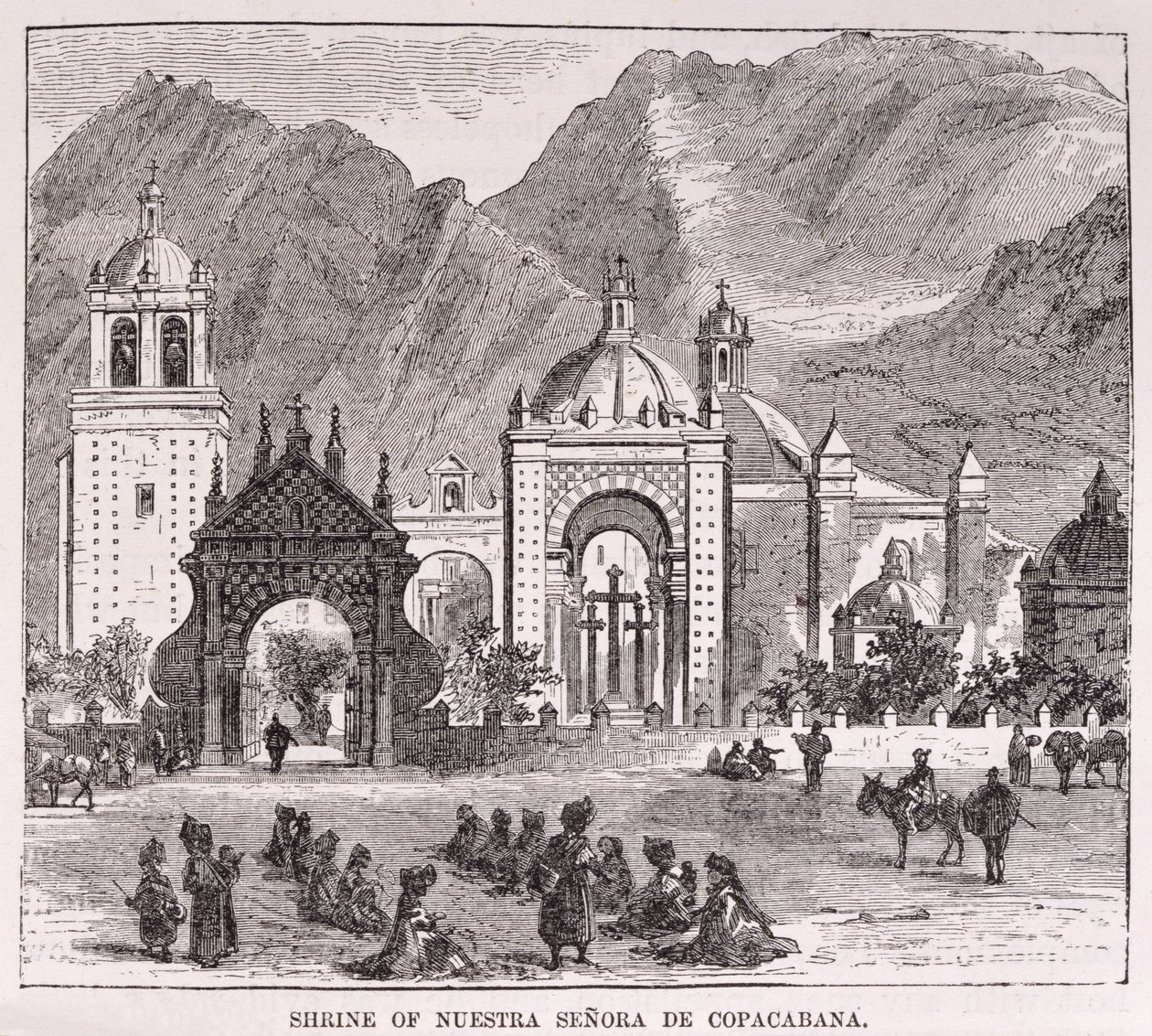 Shrine of the Nuestra Senora de Copacabana, Lima, Peru, from 