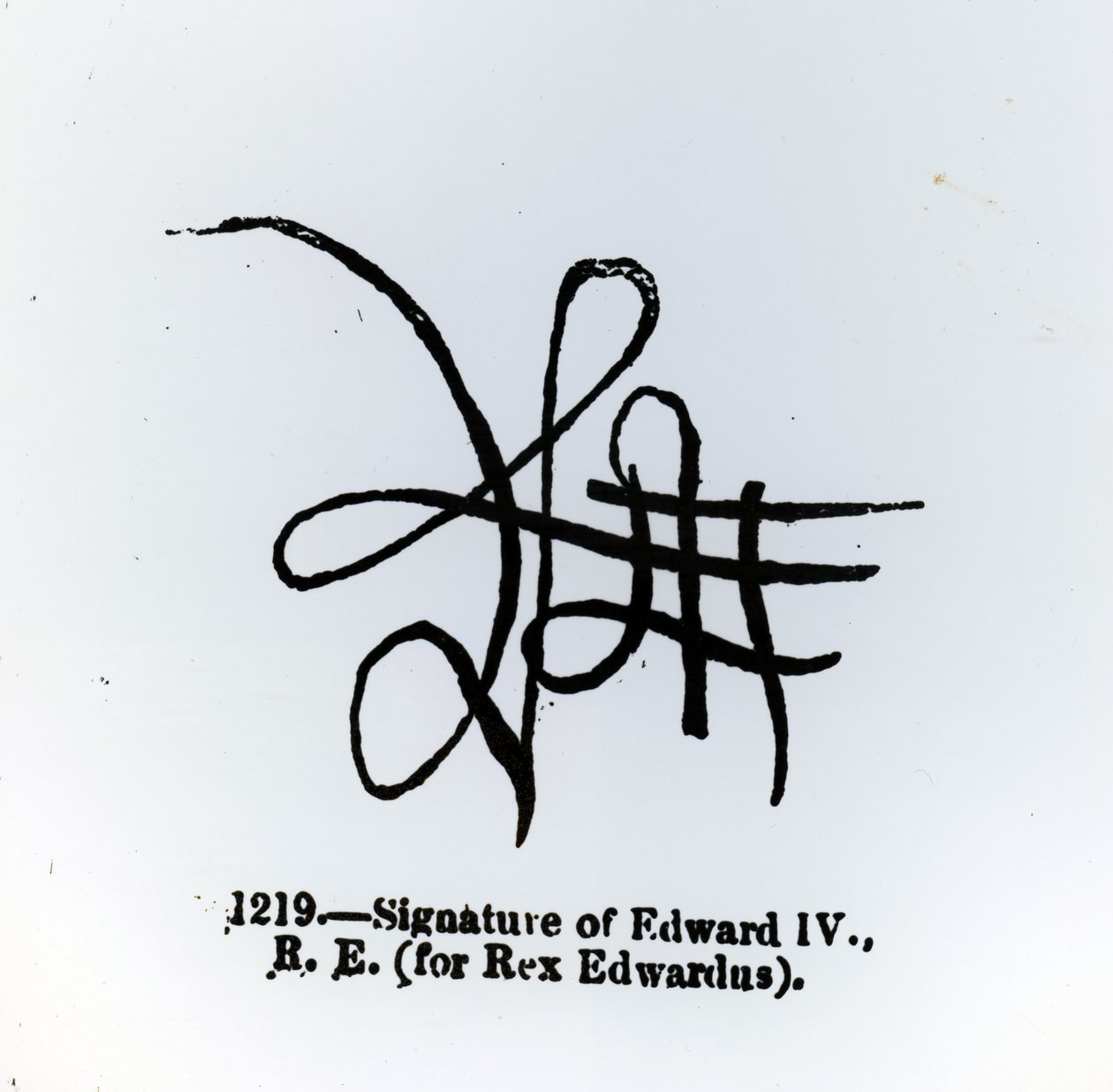 Signature of Edward IV by English School: Fine art print