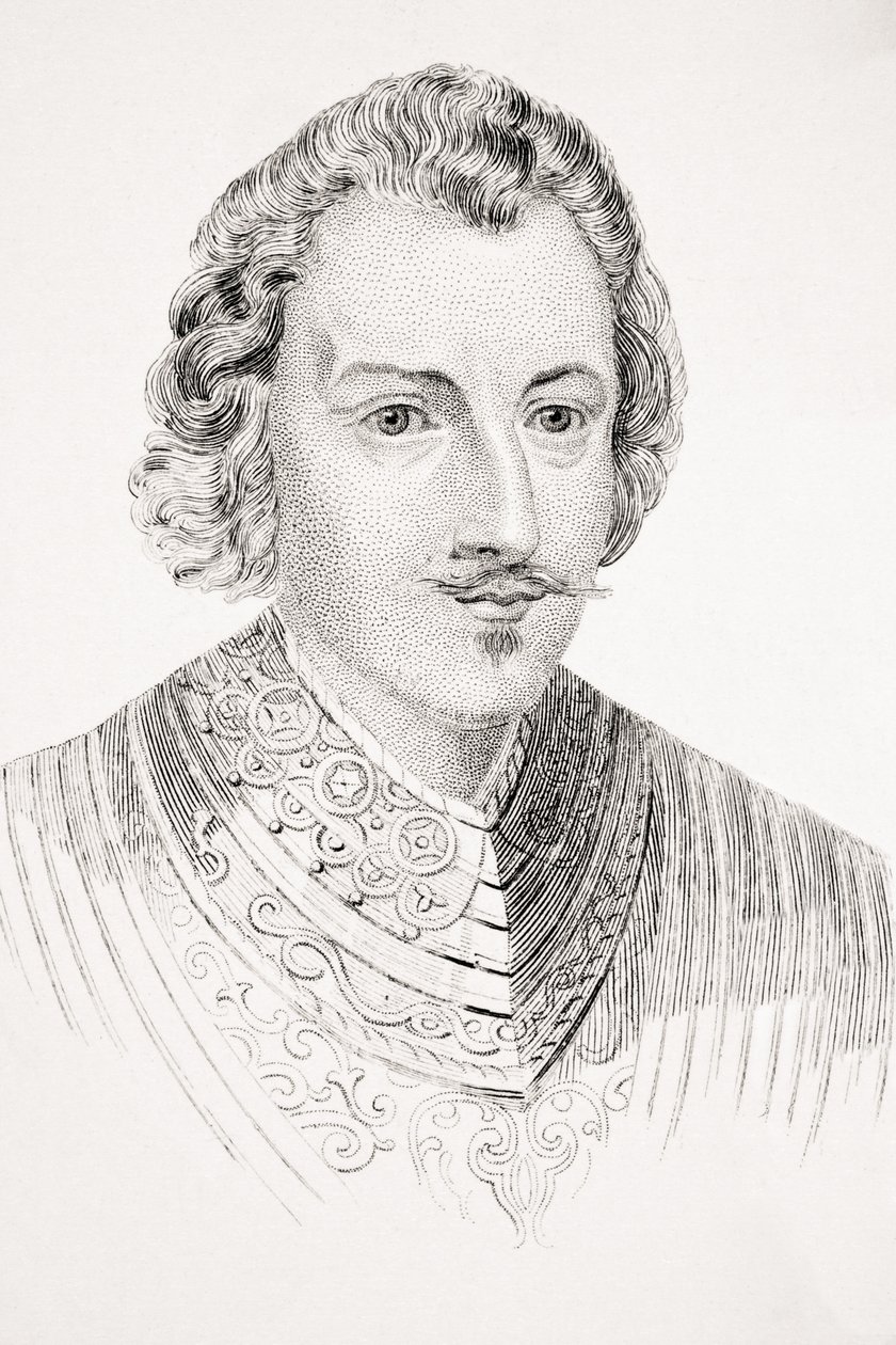 Sir Philip Sidney, illustration from 
