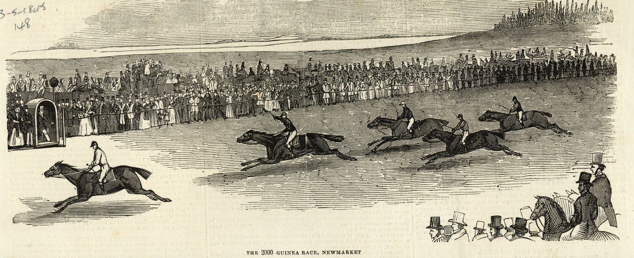 The 2000 Guinea Race, Newmarket, from 