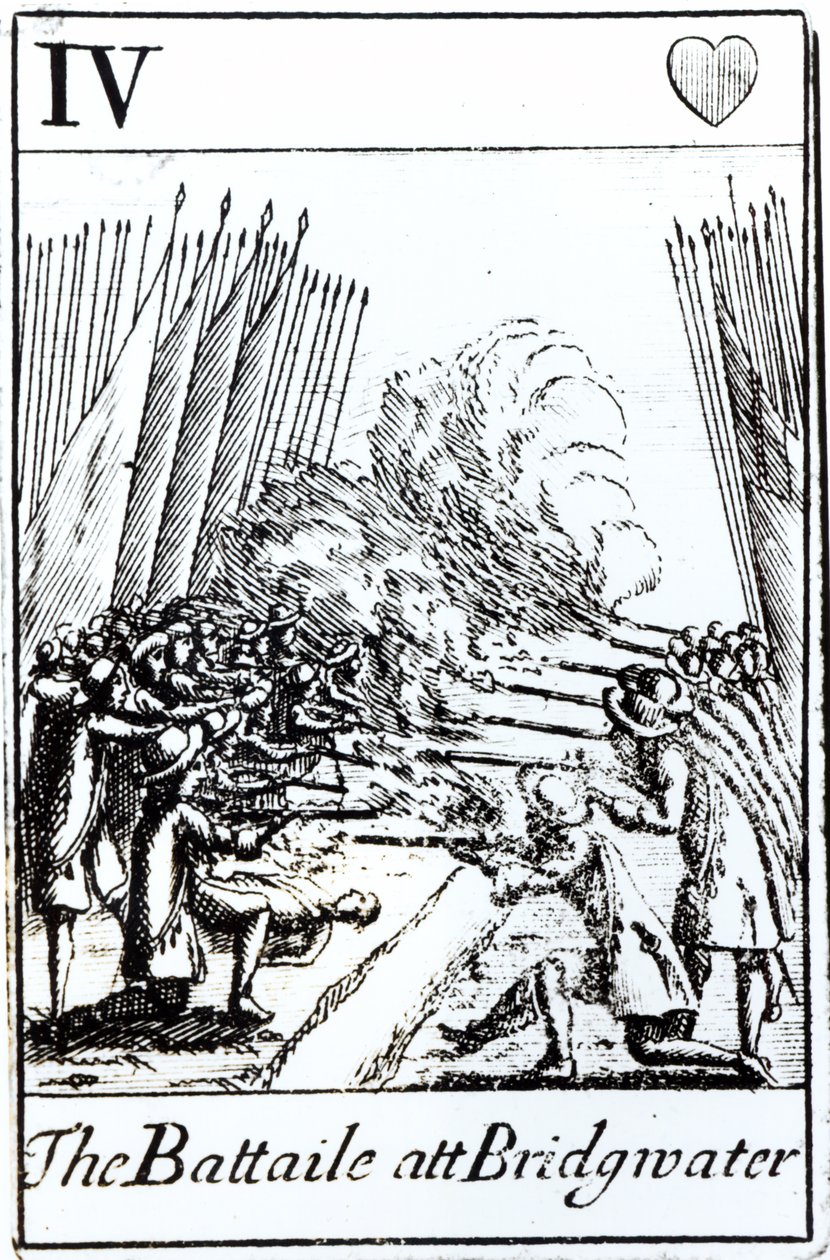 The Battle at Bridgwater, 6th July 1685 by English School