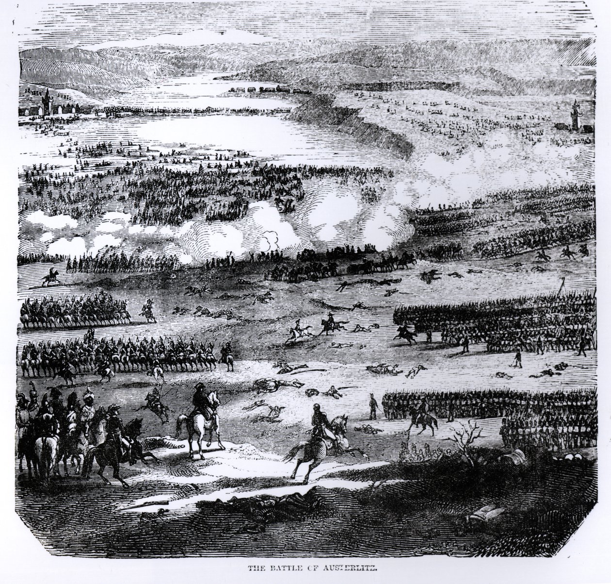 The Battle of Austerlitz by English School
