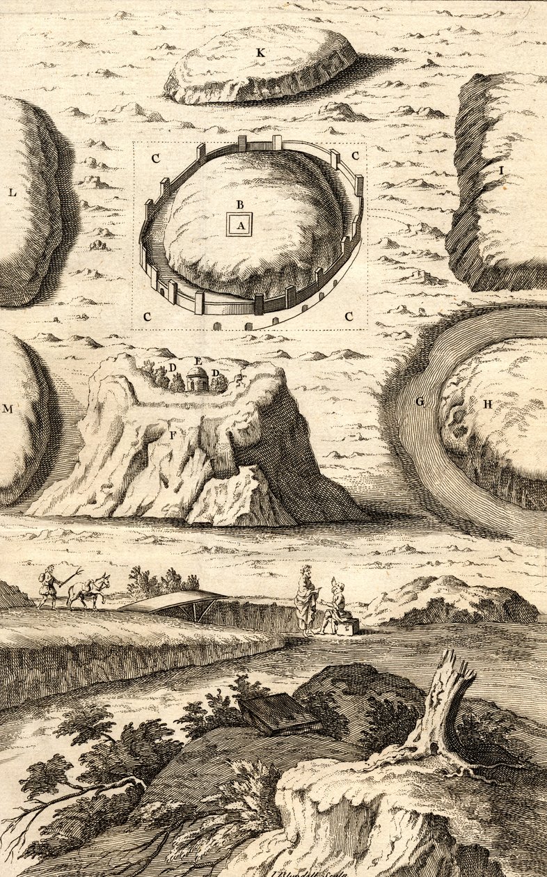 The First Plan of Rome as it was at the Beginning of the Reign of Romulus by English School