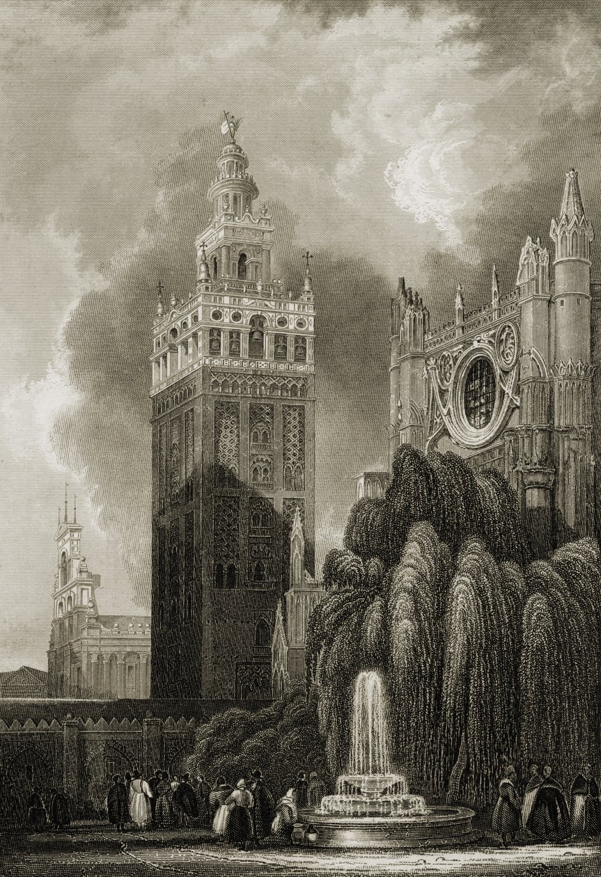 The Giralda Tower, Seville, Spain by English School