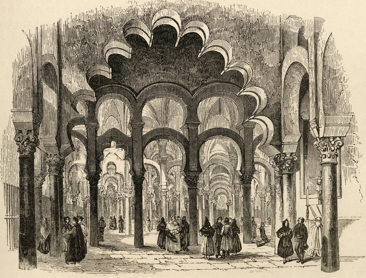The Great Mosque, Cordoba, Illustration from 
