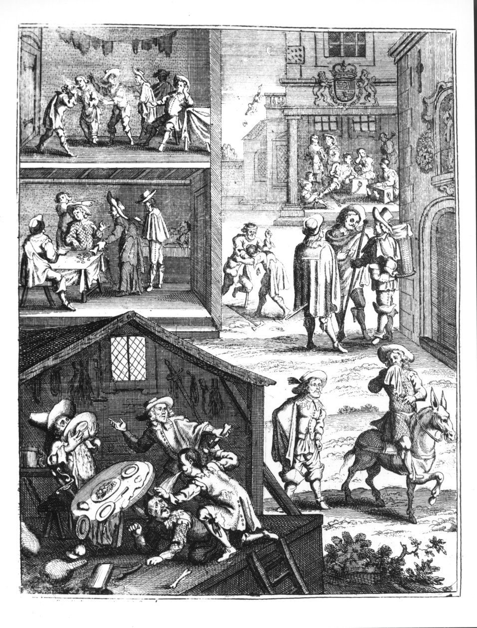 The Great Plague by English School