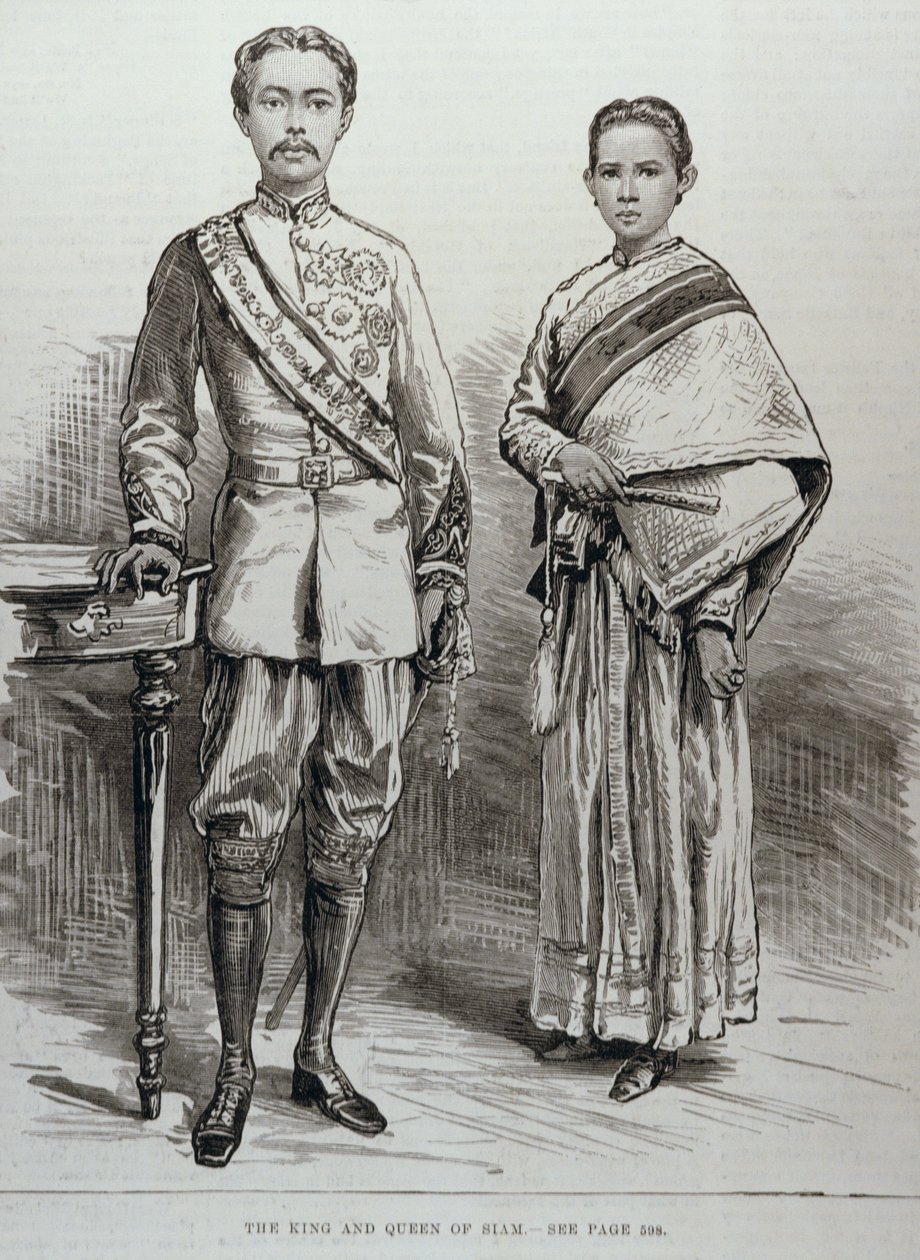 The King and Queen of Siam, from 