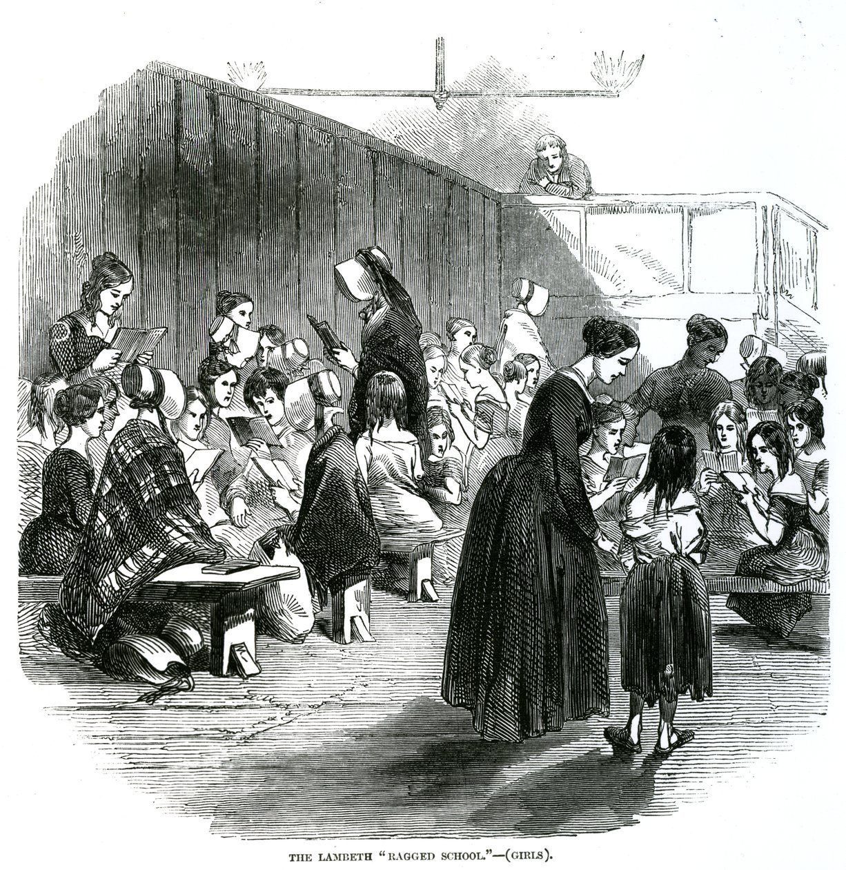 The Lambeth Ragged School, illustration from 