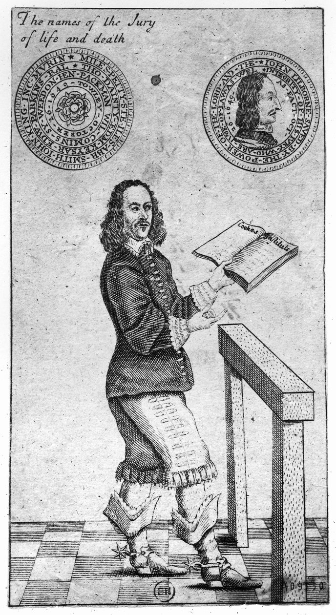 The Names of the Jury of Life and Death, 1649 by English School