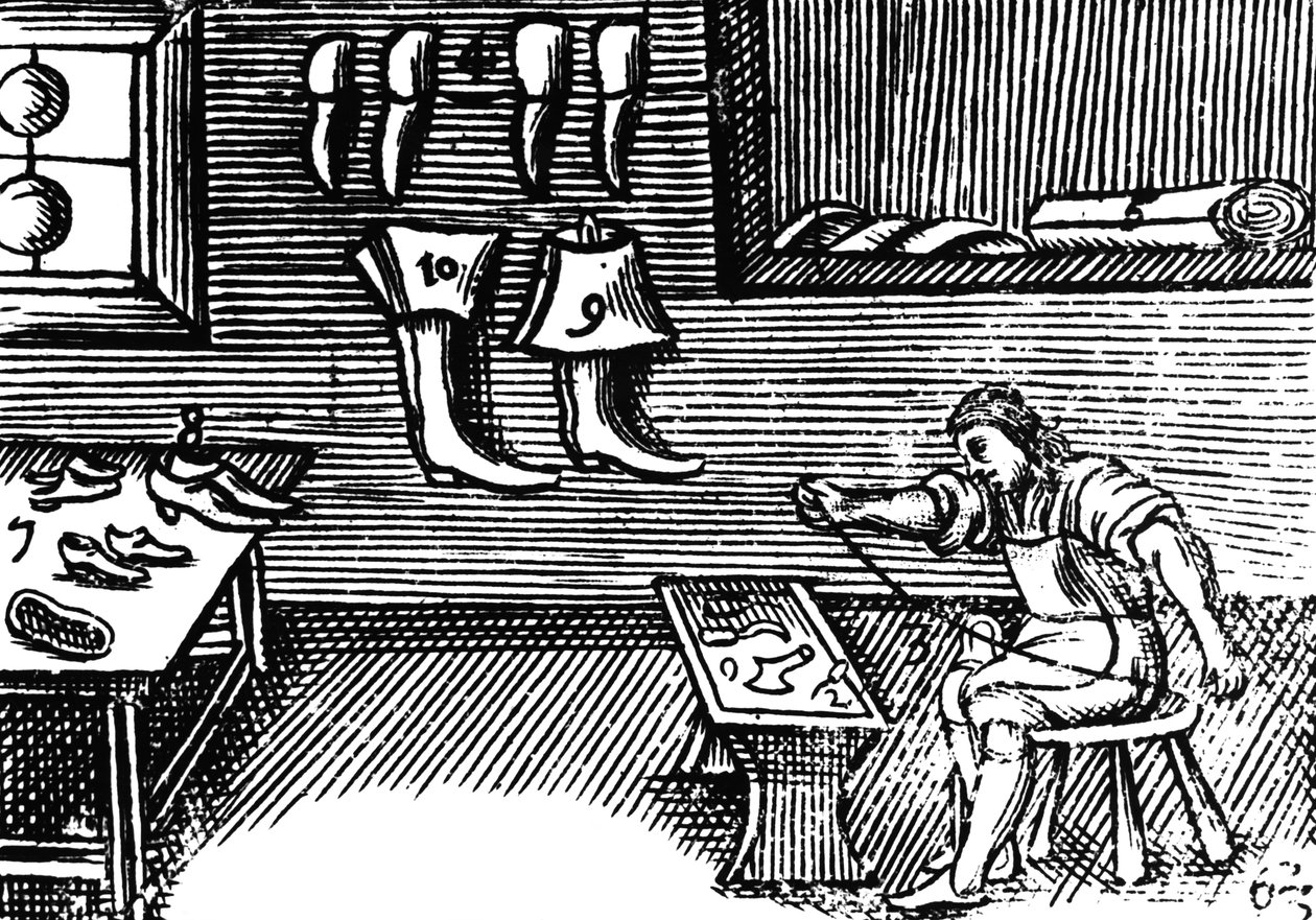 The Shoemaker by English School