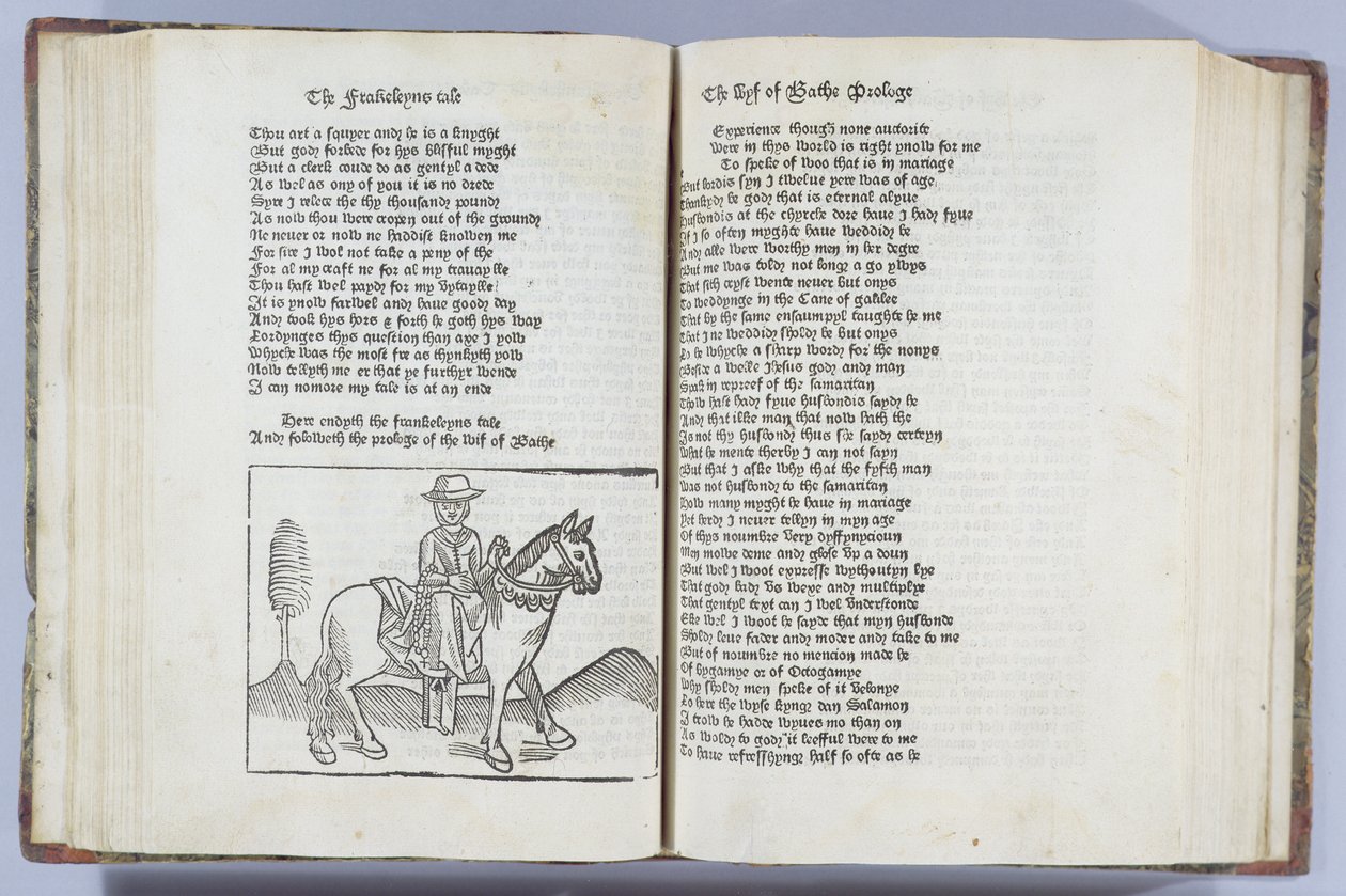 The Wife of Bath, illustration from Geoffrey Chaucer