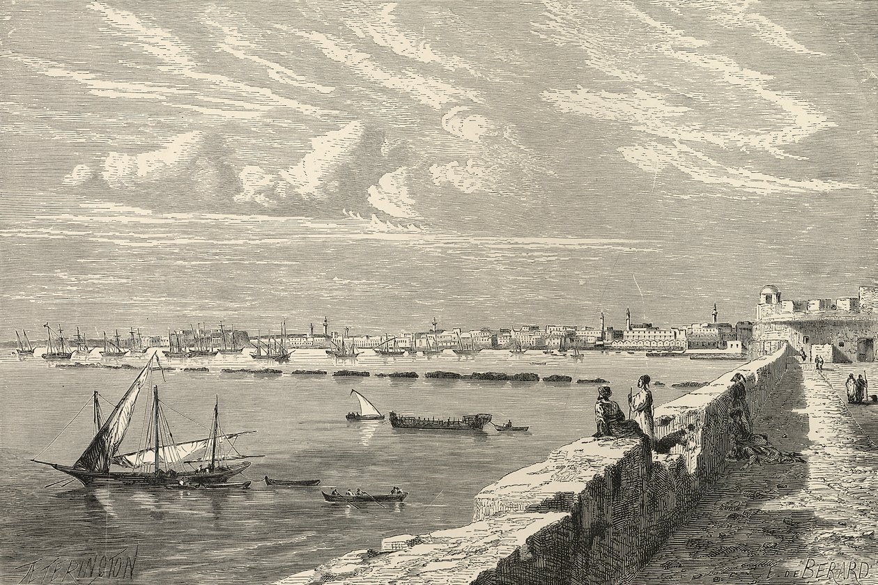 View of Tripoli by English School