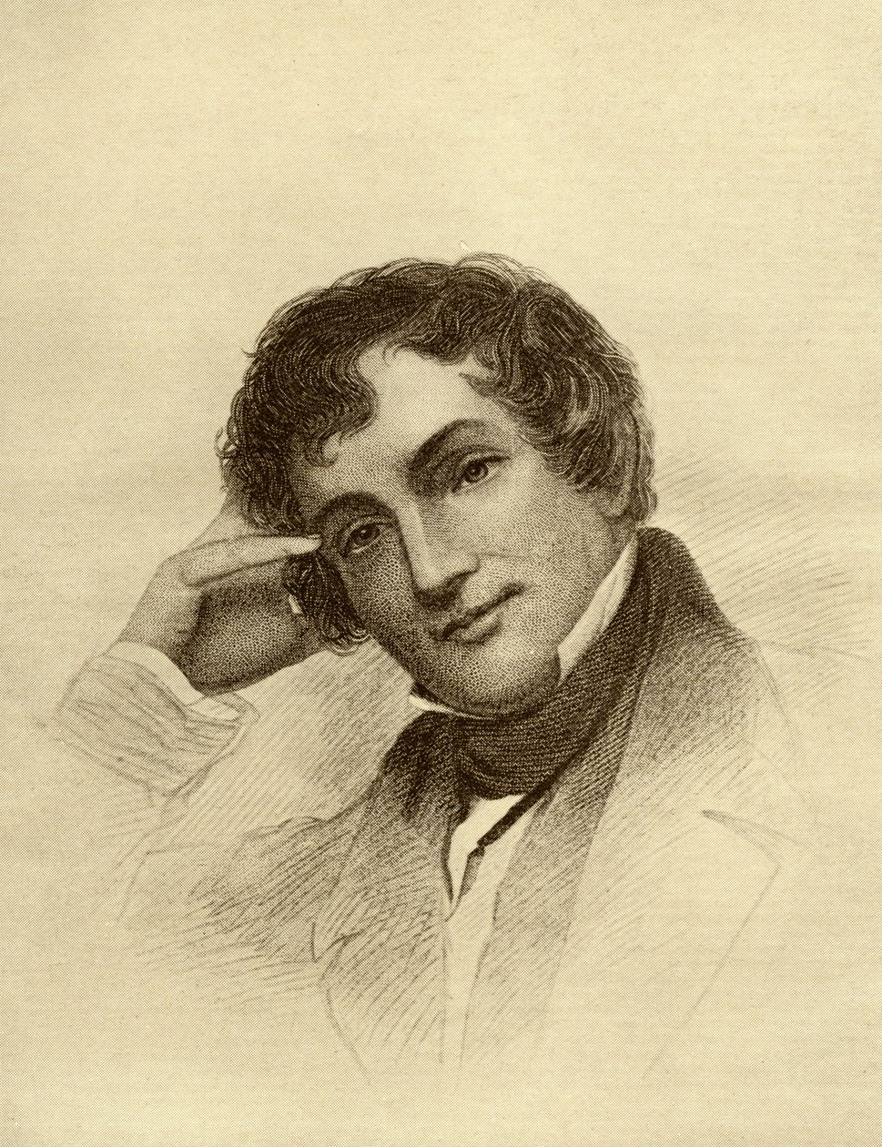 Washington Irving by English School