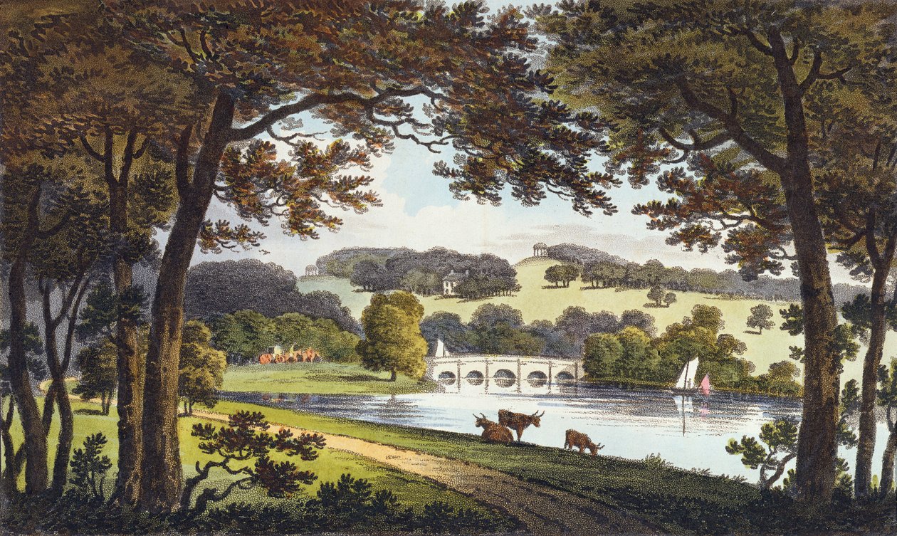 Water at Wentworth, Yorkshire by English School