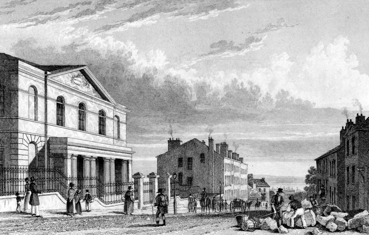 Wesleyan Chapel, Stanhope Street, Liverpool, engraved by J. Smith by English School
