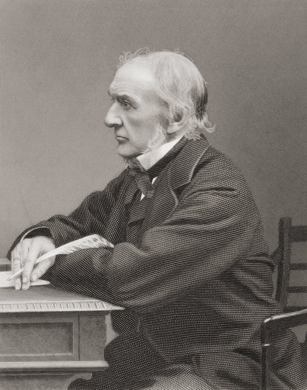 William Ewart Gladstone by English School