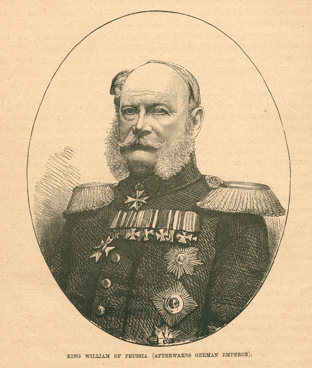 William I, King of Prussia by English School