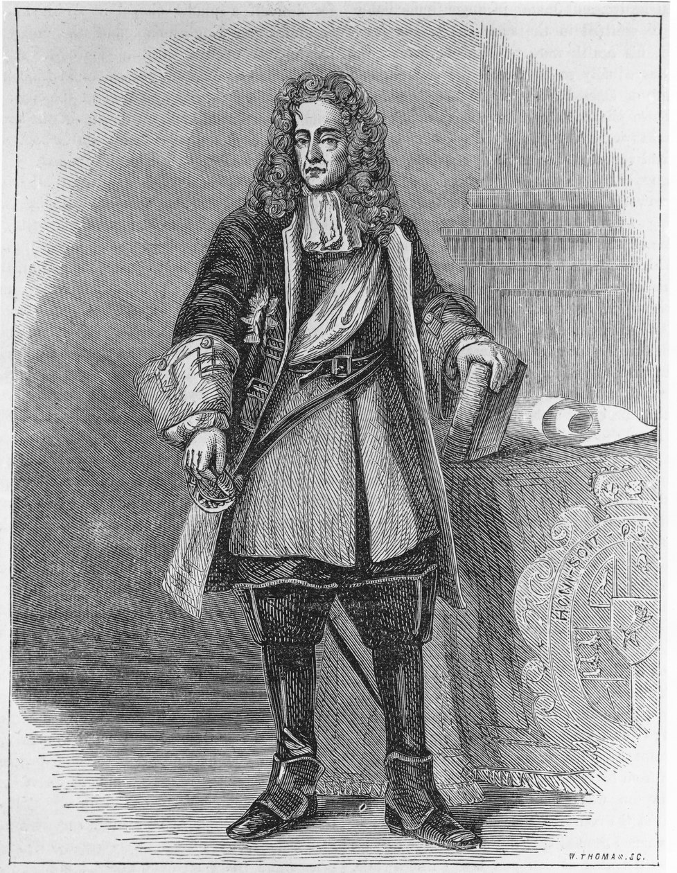 William II, Prince of Orange (1626-50) engraved by W. Thomas by English School