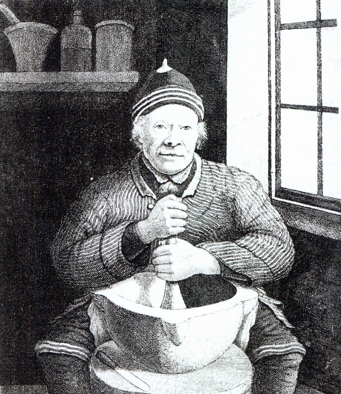 William Wilson, Commonly Called Mortar Willie, Aged 107 by English School