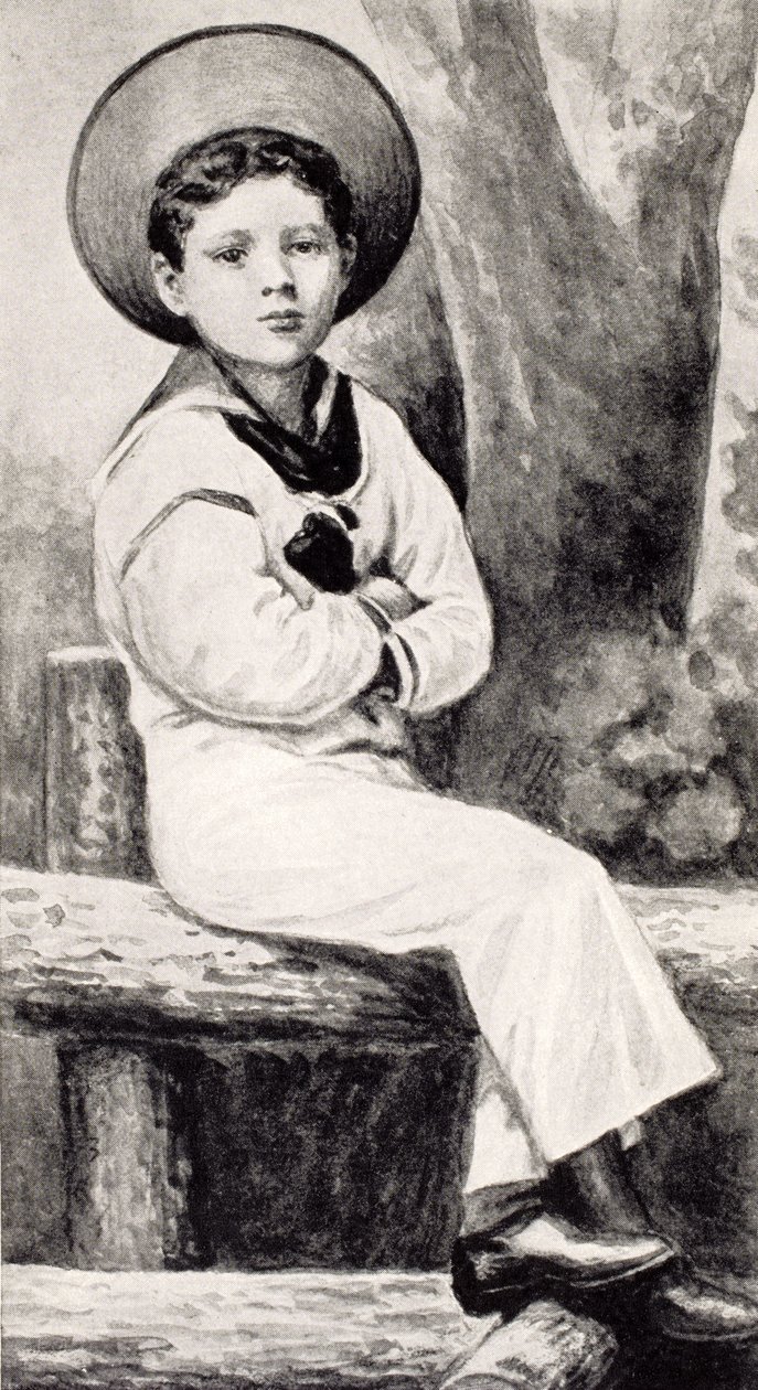 Winston Churchill aged five, from 