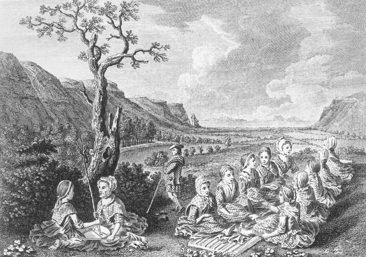 Women at the Quern and the Luaghad with a View of Talyskir, from 