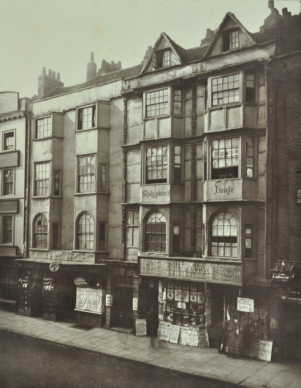 134-136 Aldersgate Street, London, 1879 by English Photographer