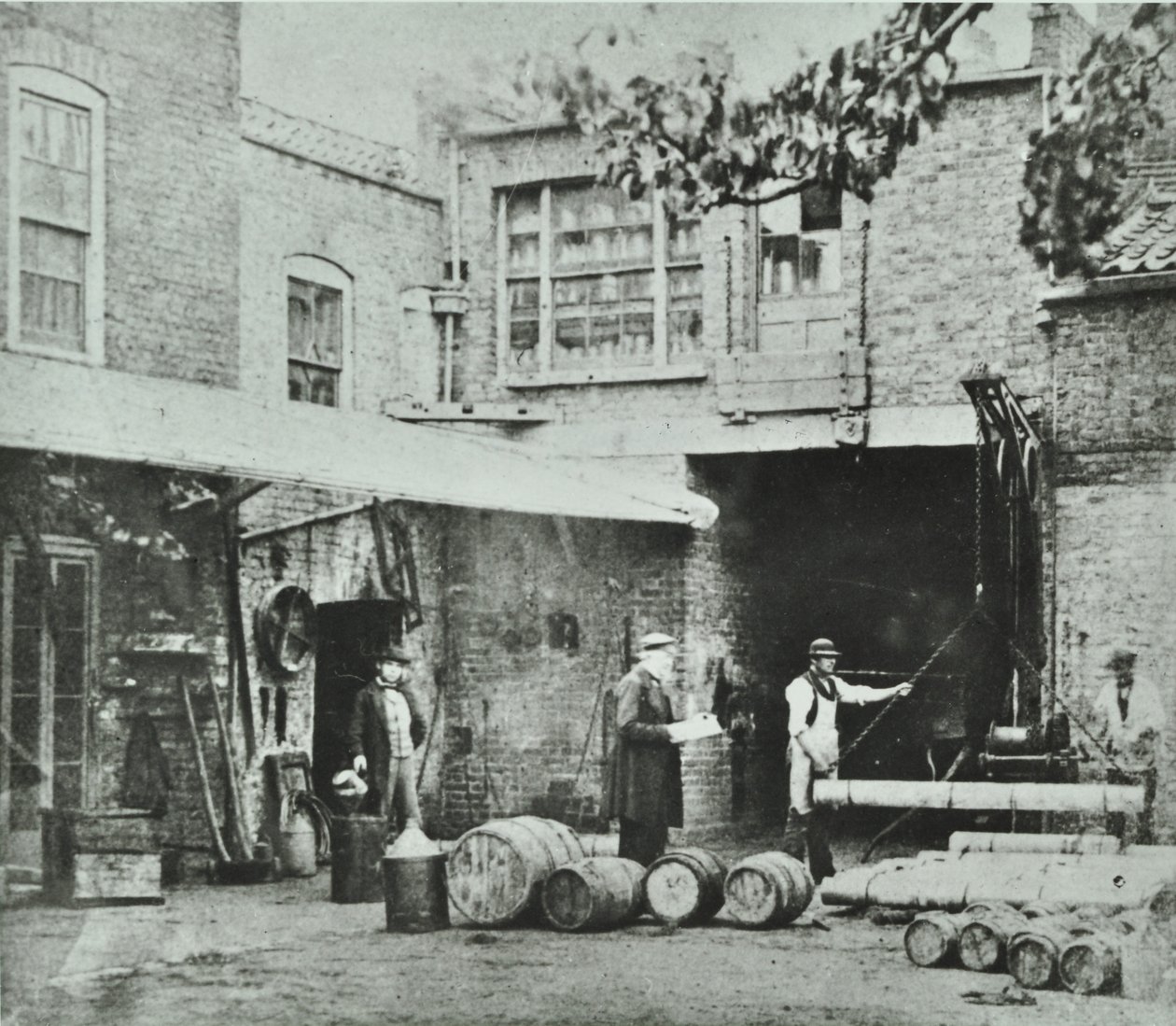 231-235 Kings Road: rear elevation, London, 1890 by English Photographer