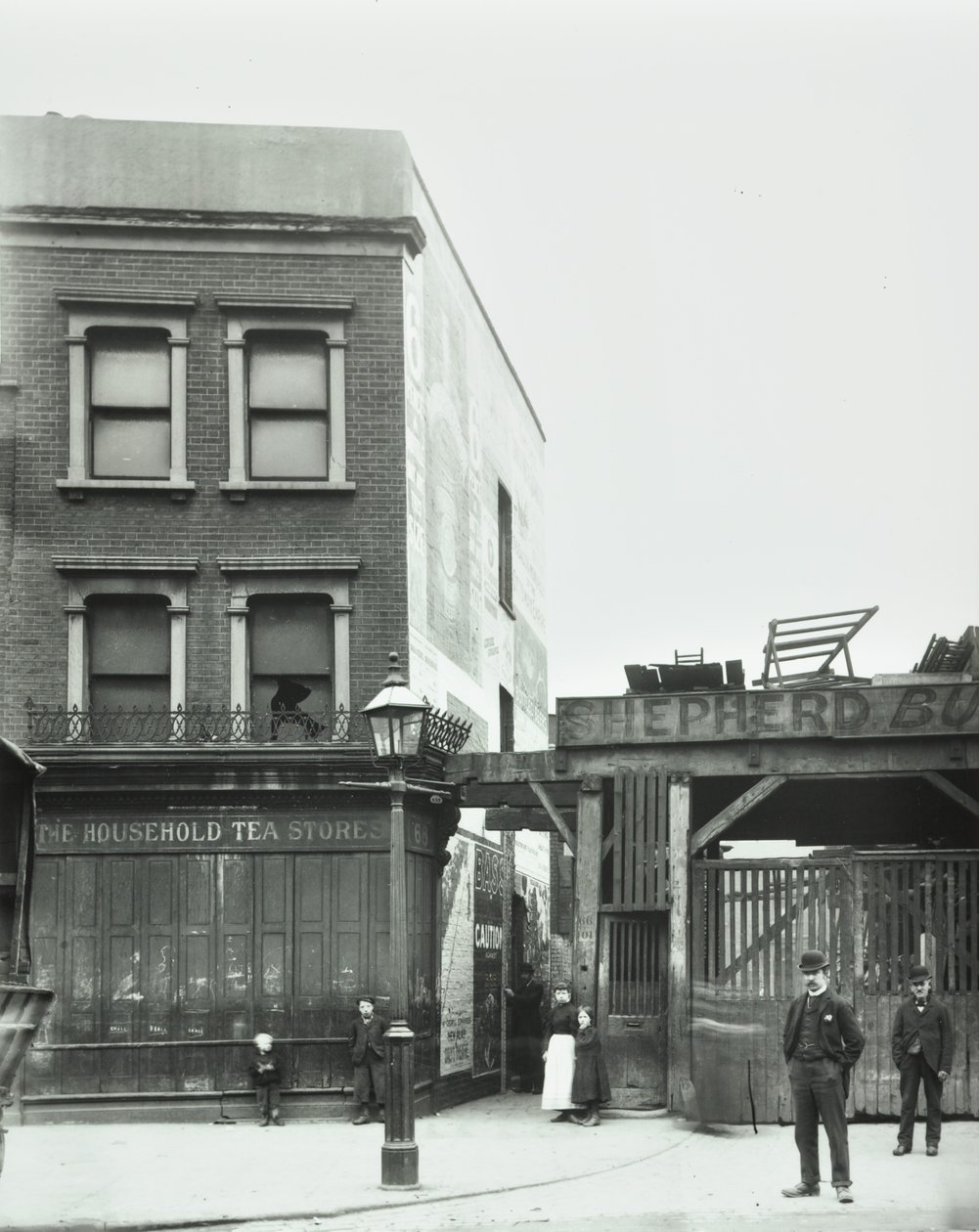 68 Bermondsey New Road: front elevation, London, 1898 by English Photographer