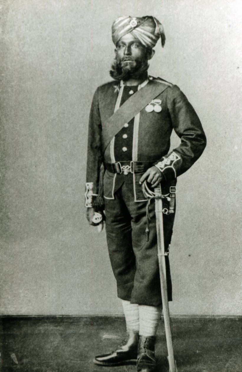 Bengal Infantryman, c.1900 by English Photographer